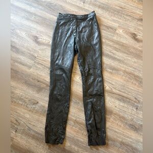 Wilsons Leather Black Pants
